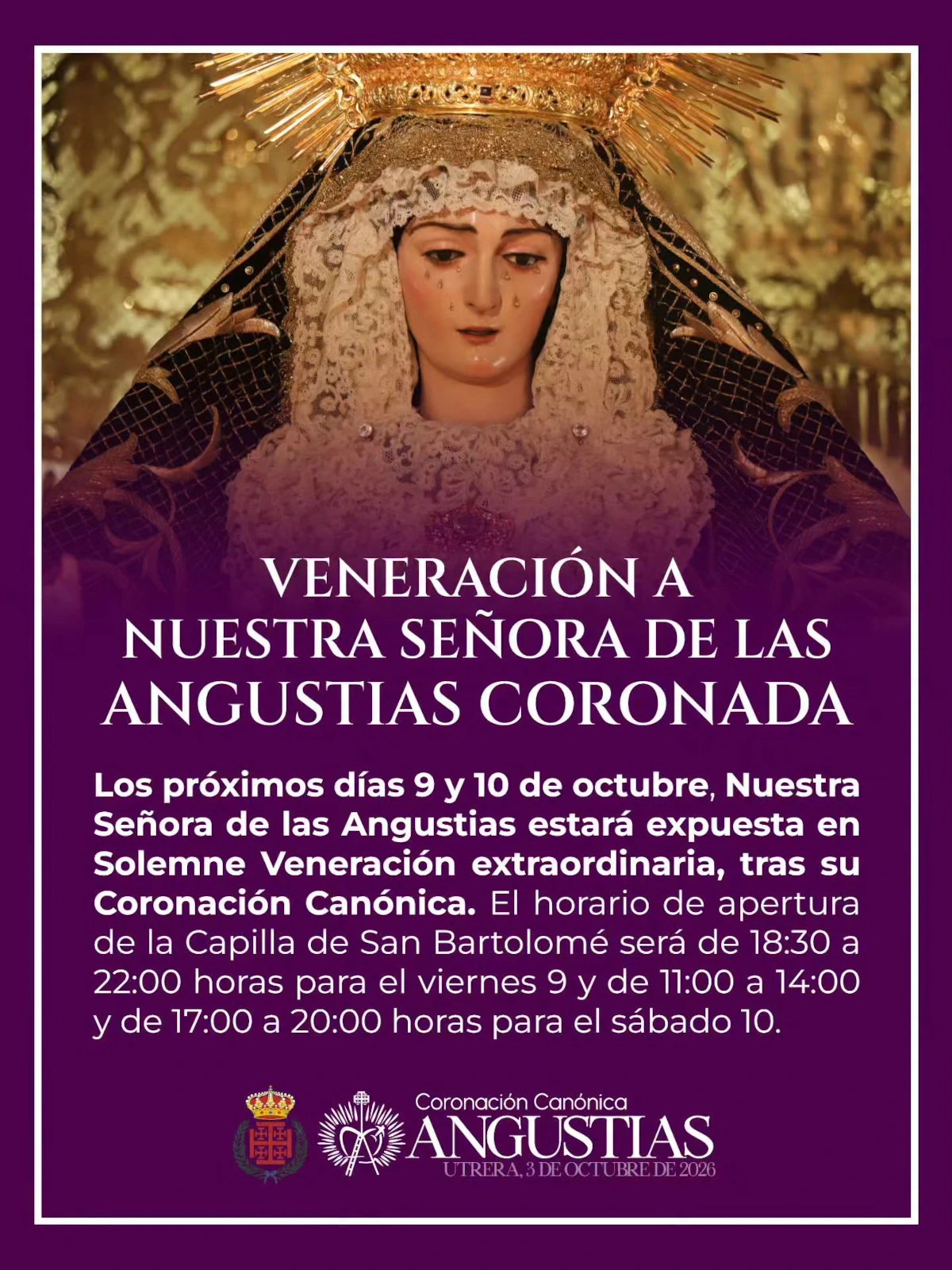 veneracion extraordinaria 10 26