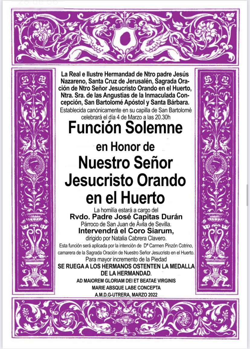 ORLA FUNCION ORACION